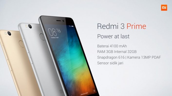 Xiaomi Redmi 3 Prime berkapasitas 3GB pertama resmi meluncur di Indonesia