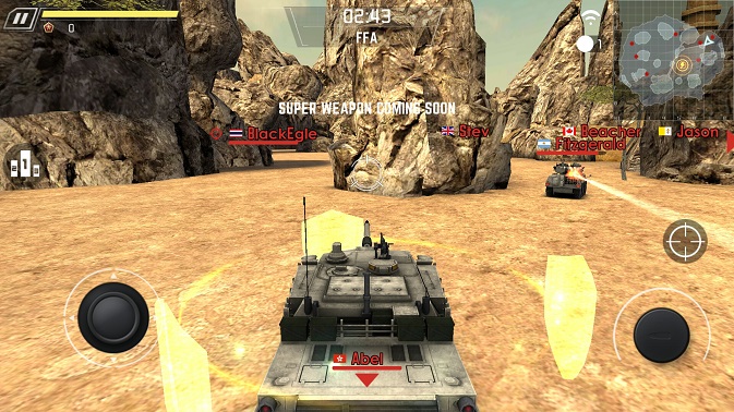 Serunya Main Game Online Mobile Tank Strike