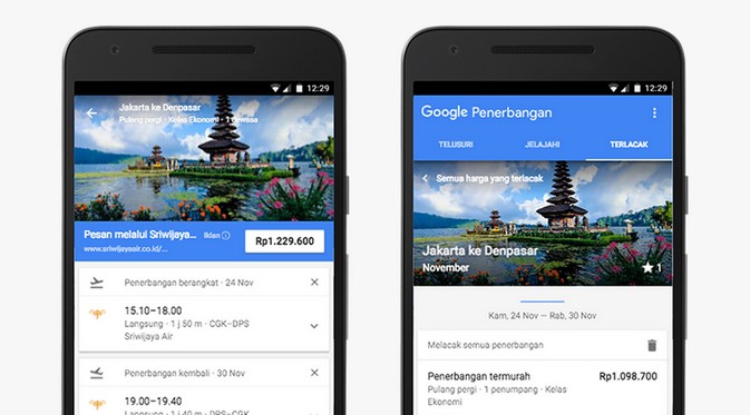 Masuk Indonesia, Google Flights Siap Pandu Liburan Asyik Anda