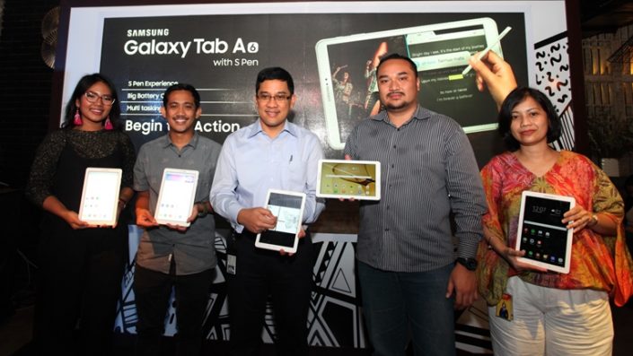 Andalkan S Pen, Samsung Tab A 2016 resmi hadir untuk anak muda