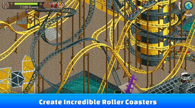 Kangen RollerCoaster Tycoon? Install Saja di iOS dan Android!