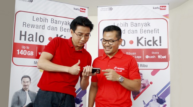 Internetan Sampai Isi Saldo T-Cash, Lebih Mudah Pakai Paket Halo Kick!