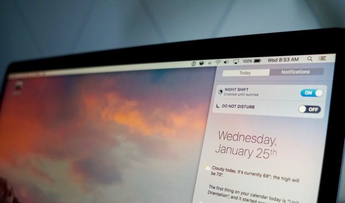 Fitur Night Shift Kini Hadir untuk macOS