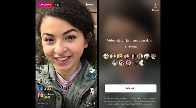 Cara Menyimpan Live Stories di Instagram