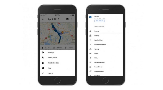 Fitur Timeline Google Map kini Hadir di iOS