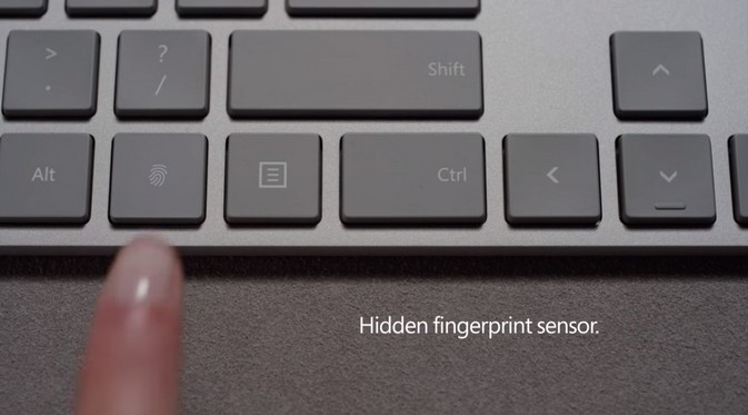 Microsoft Punya Keyboard "Modern", Ada Fingerprint Sensor-nya!