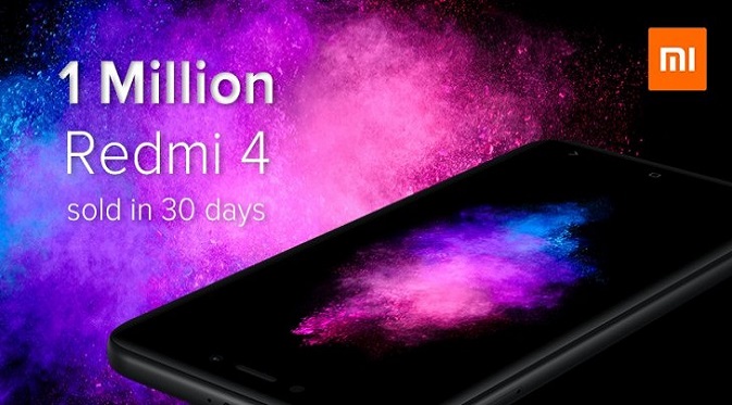 Lebih Cepat dari S8, Xiaomi Jual 1 Juta Unit Redmi 4 Hanya dalam Waktu 30 Hari!