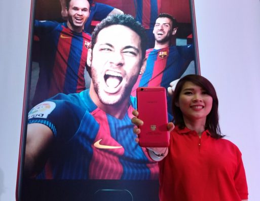 Oppo Luncurkan Ponsel FC Barcelona Berlapis Emas