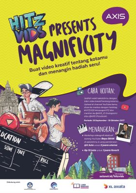 Inilah 3 Karya Video Terbaik Axis HITZVIDS MAGNIFICITY VIDEO COMPETITION