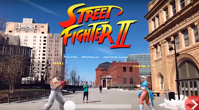 Berkat ARKit, Pertarungan Street Fighter II Pindah ke Dunia Nyata