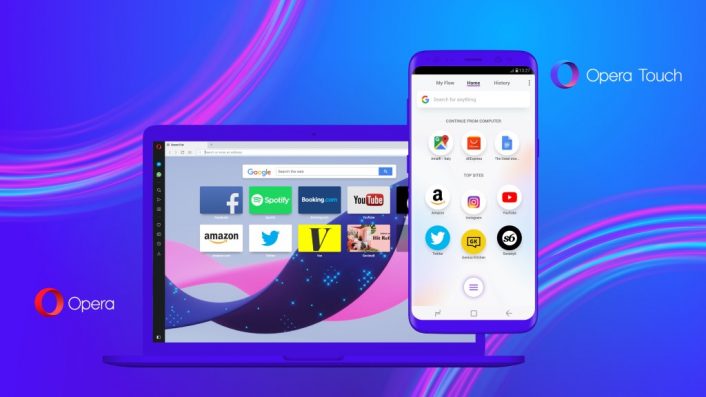 Opera Touch, Lebih Optimal untuk Satu Tangan