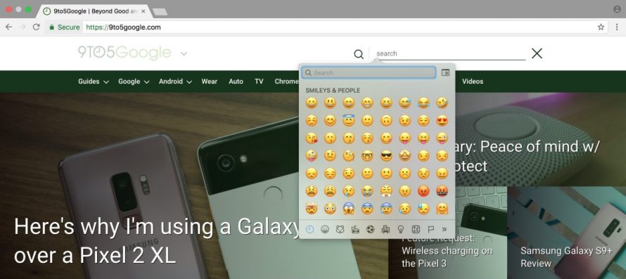 Fitur Emoji Bakal Hadir di Chrome Desktop