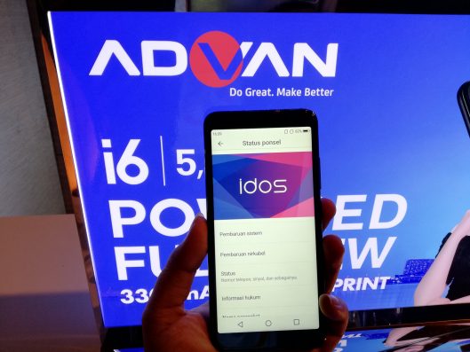 Advan i6, Smartphone Indonesia Pakai Layar Kekinian