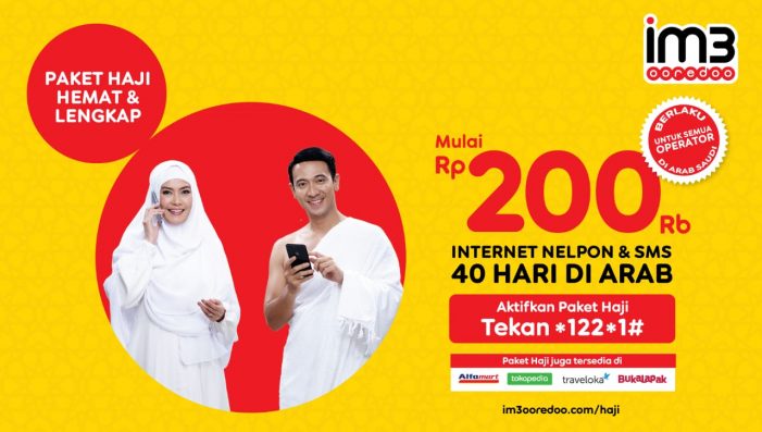 Hemat dan Lengkap, IM3 Ooredoo Luncurkan Paket Komunikasi Ibadah Haji