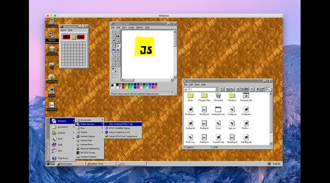 OS Windows 95 Kini Jadi Aplikasi Mungil, Ayo Nostalgia!