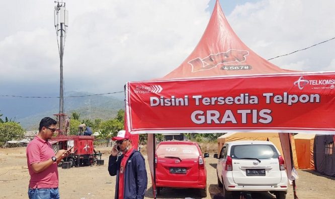 Telkomsel Gratiskan Biaya Telepon untuk Korban Gempa Lombok