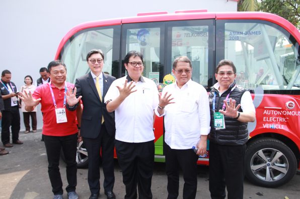 Pertama di Indonesia, Telkomsel Pamerkan Mobil Otonom Berteknologi 5G