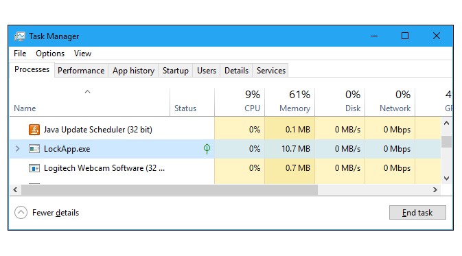 LockApp.exe, Aplikasi "Mencurigakan" di Windows 10