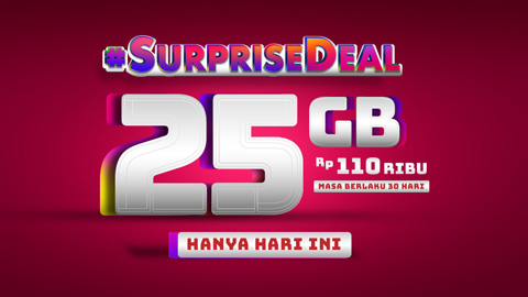 Hanya Hari Ini, Kuota Telkomsel 25 GB Cuma Rp100 Ribuan!