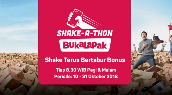 Bukalapak Ajak Pelapak Lebih Kreatif di Shake-A-Thon