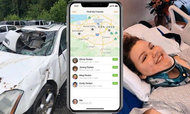 Aplikasi 'Find My Friends' iPhone Selamatkan Nyawa Remaja Mobil Terguling