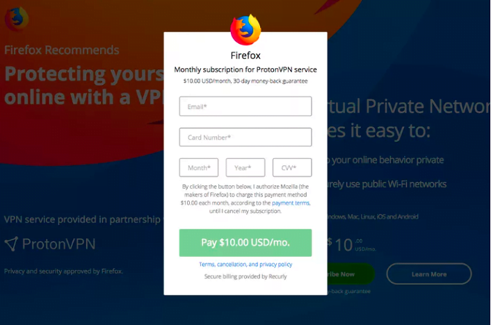 Mozilla Berencana Memungut Biaya Berlangganan di Firefox