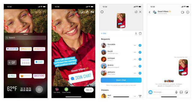 Instagram Hadirkan Sticker Chat di Stories