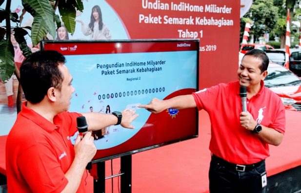 Telkom Umumkan 125 Pemenang Undian IndiHome Miliarder Tahap 1