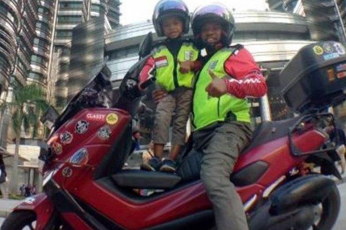 Kisah Ayah dan Balita Naik Motor Ke Arab Saudi, Netizen: Kasihan Anaknya