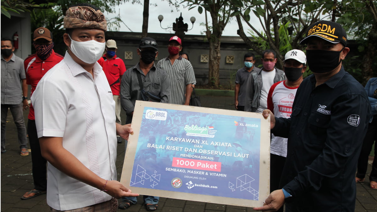 XL Axiata Salurkan 1.000 Paket Donasi untuk Nelayan Terdampak Covid-19