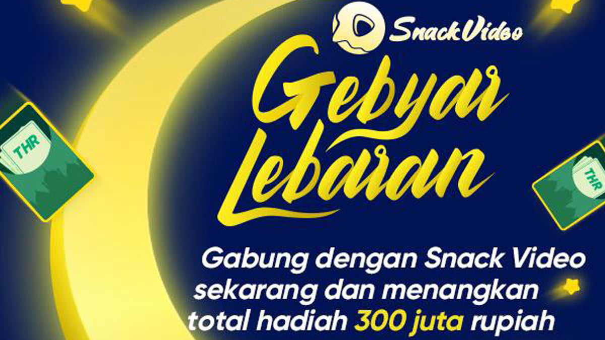 Sambut Lebaran, Snack Video Berbagi THR Online Senilai Ratusan Juta Rupiah