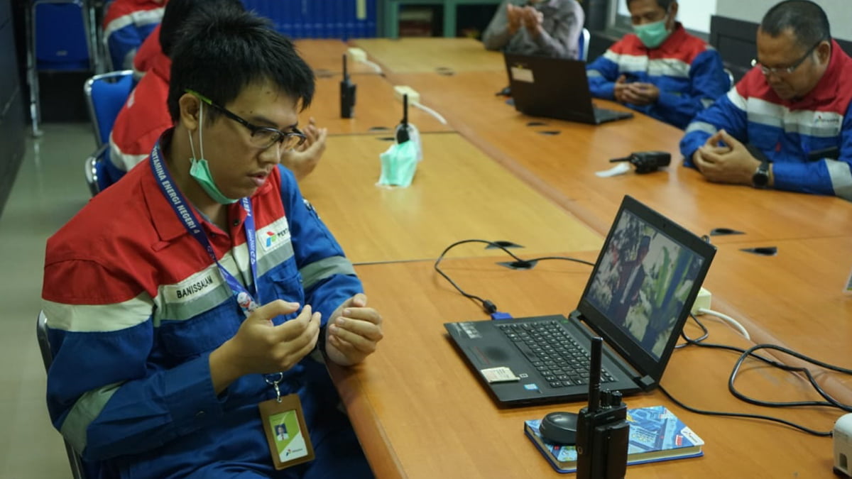 Pertamina Gelar Doa Bersama lewat Microsoft Teams