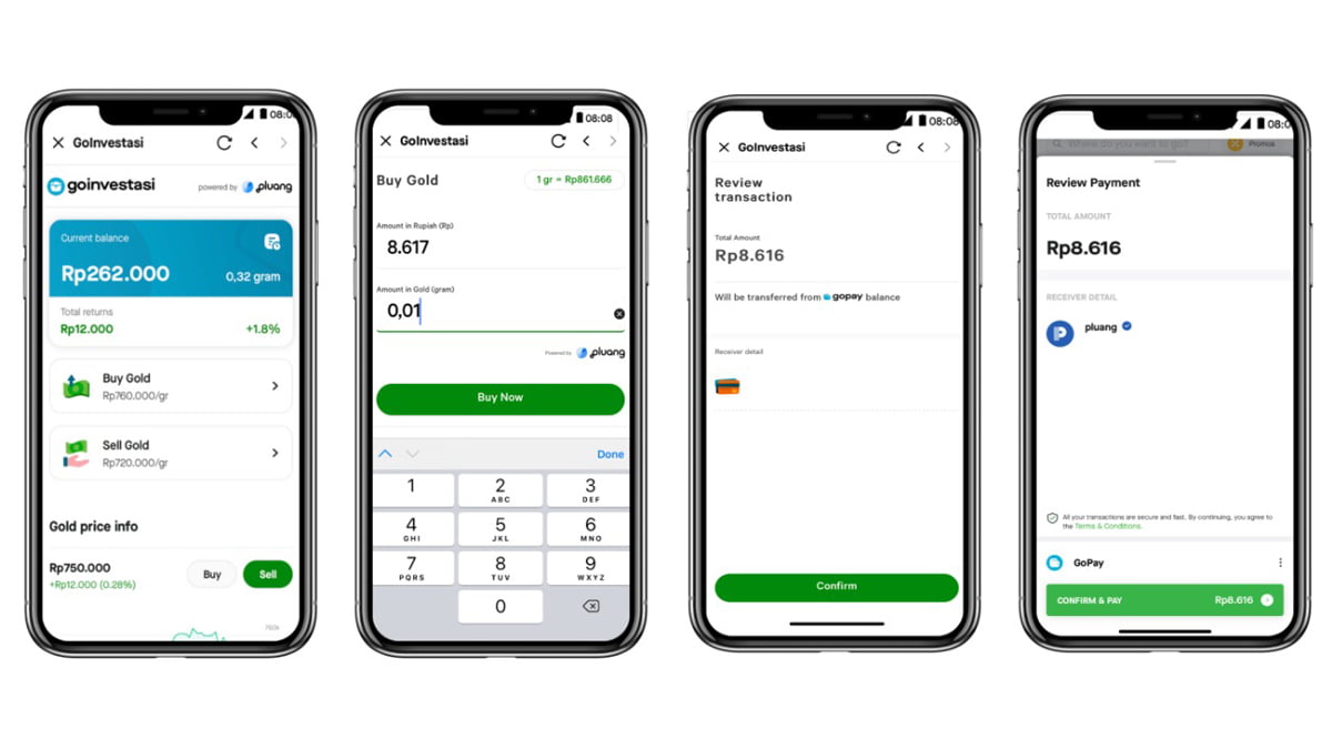 Kolaborasi GoPay dan Pluang Hadirkan Kemudahan Berinvestasi Emas Digital Lewat GoInvestasi