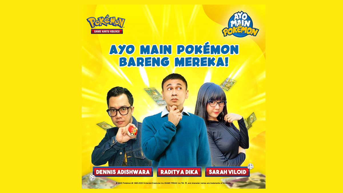 Selebriti Lokal Bergabung di Campaign Ayo Main Pokemon