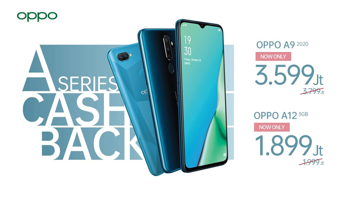 OPPO Berikan Cashback Perangkat A12 dan A9 2020