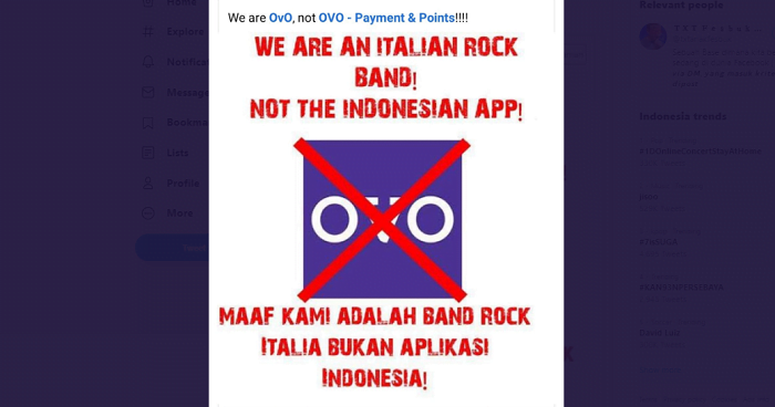 Viral Nama Band Rock Italia 'OvO', Bikin Netizen Keliru