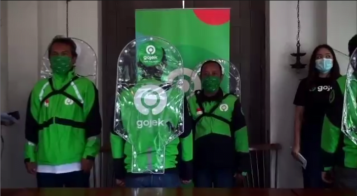 Gojek Pasang Sekat Pelindung di GoRide