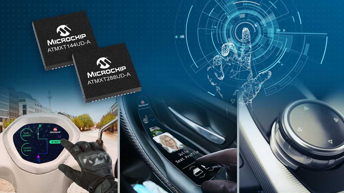 Microchip Hadirkan Kontroler maXTouch Otomotif untuk Smart Surfaces dan Layar Multi Fungsi