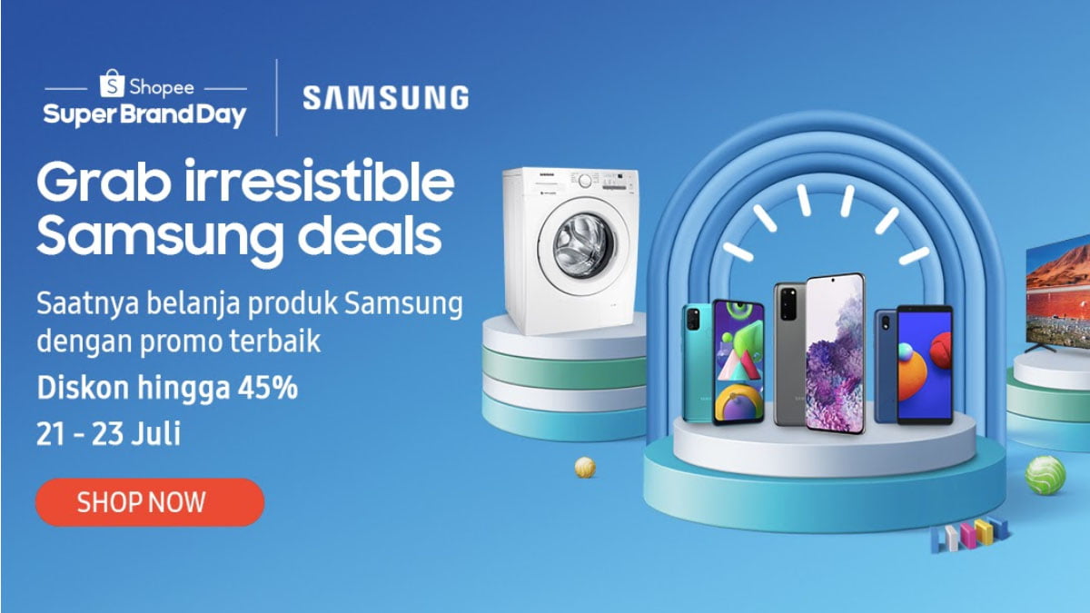Samsung Hadir Kembali dalam Super Brand Day Shopee yang Kedua
