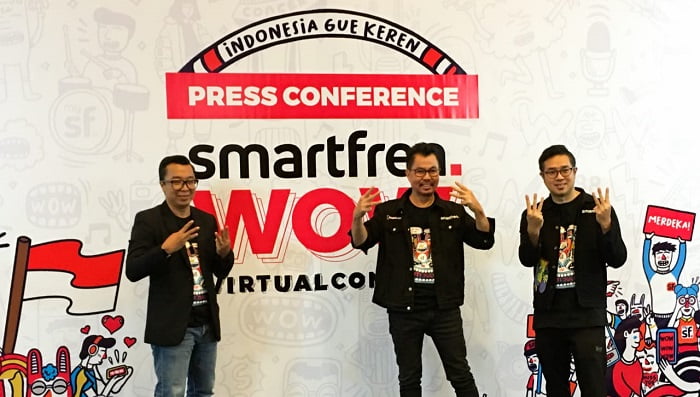 Smartfren WOW Concert 2020 Dihelat Virtual di Tiga Negara