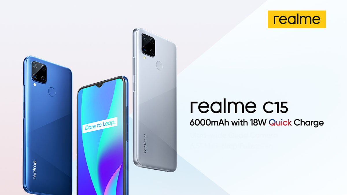 Membawa Mega Battery 6000mAh dan 18W Quick Charge, realme C15 Siap Meluncur di Tanah Air