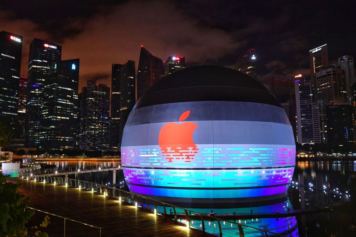 Unik, Apple Store Singapura Bisa Mengapung di Air