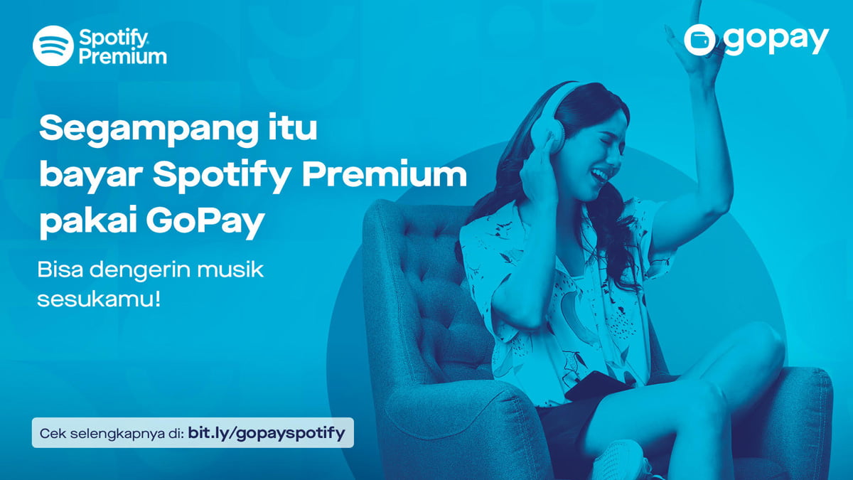 Makin Mudahkan Pengguna, GoPay Kini Bisa Dipakai Berlangganan Spotify Premium