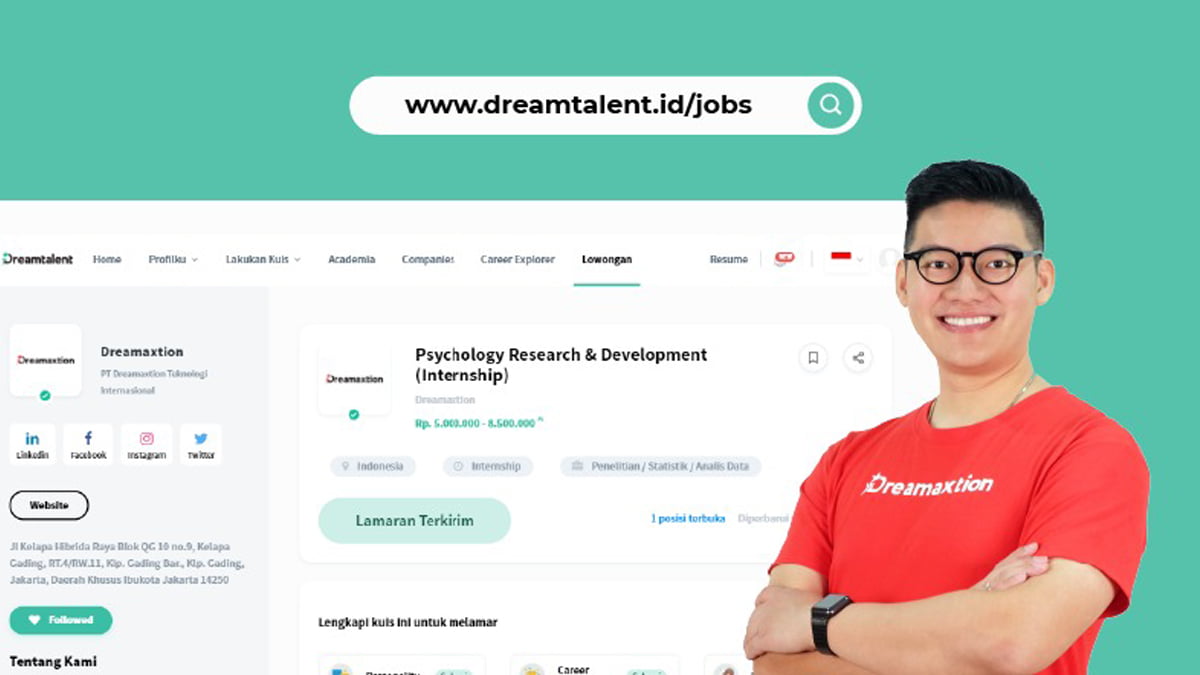Dreamtalent Gandeng Kemnaker, Hadirkan Platform Pencarian Kerja Berbasis Tes Psikometri