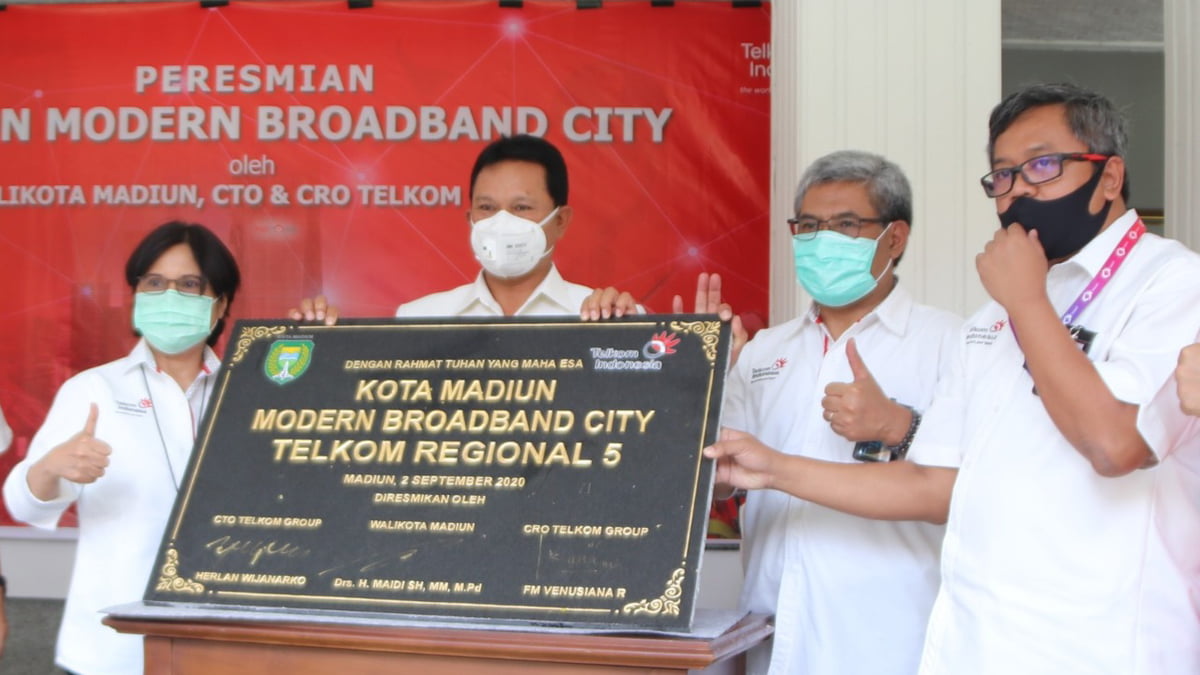Telkom Akselerasi Digitalisasi Modern City Madiun di Tengah Pandemi COVID-19