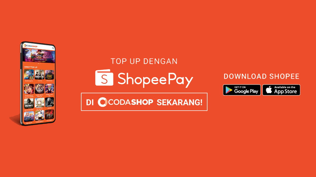 ShopeePay Gandeng Codashop, Mudahkan Transaksi Pembelian Voucher Game