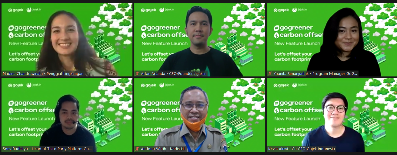 Bersama Jejak.in, Gojek Hadirkan Fitur Jaga Lingkungan GoGreener Carbon Offset