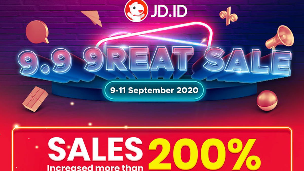 JD.ID Catat Peningkatan Jumlah Penjualan Lebih Dari 200% di Gelaran 9.9 9reat Sale