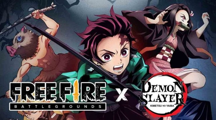 Free Fire Bakal Kolaborasi Bareng Anime Demon Slayer!