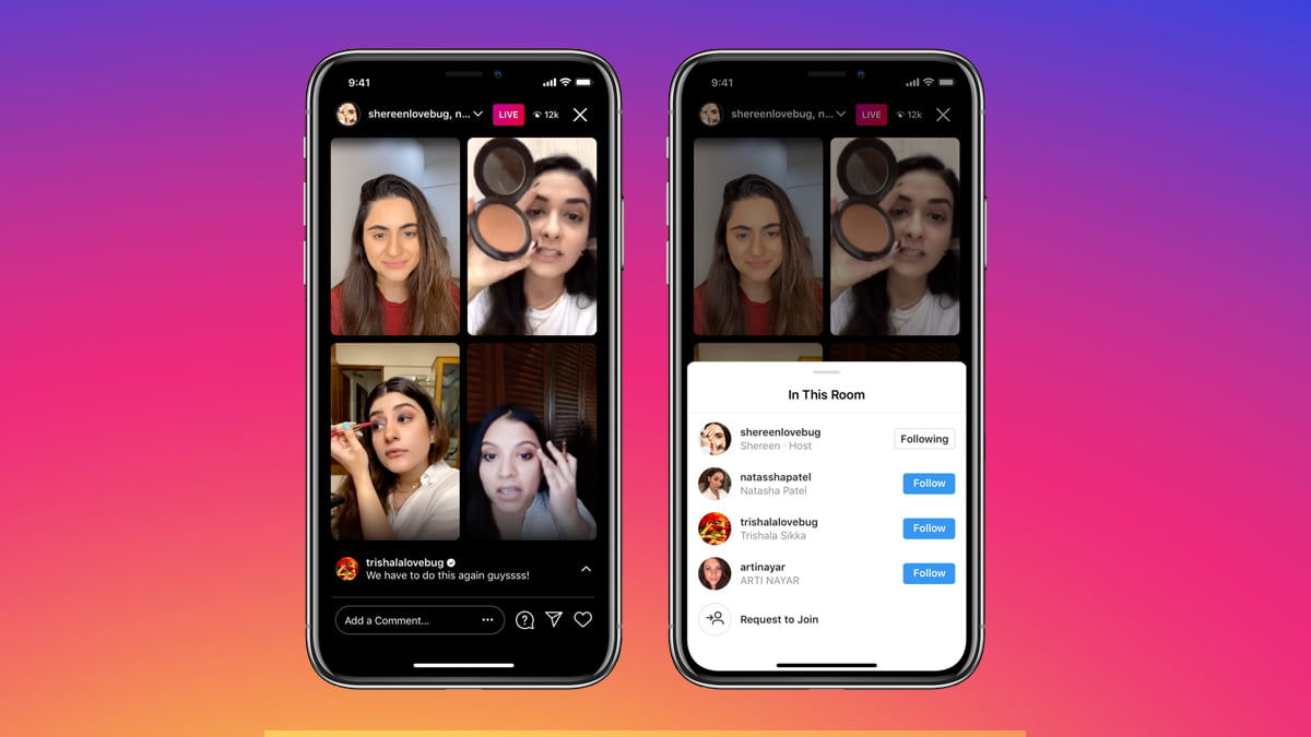 Instagram Luncurkan Live Rooms, Pengguna Bisa Lakukan IG Live Hingga 4 Orang